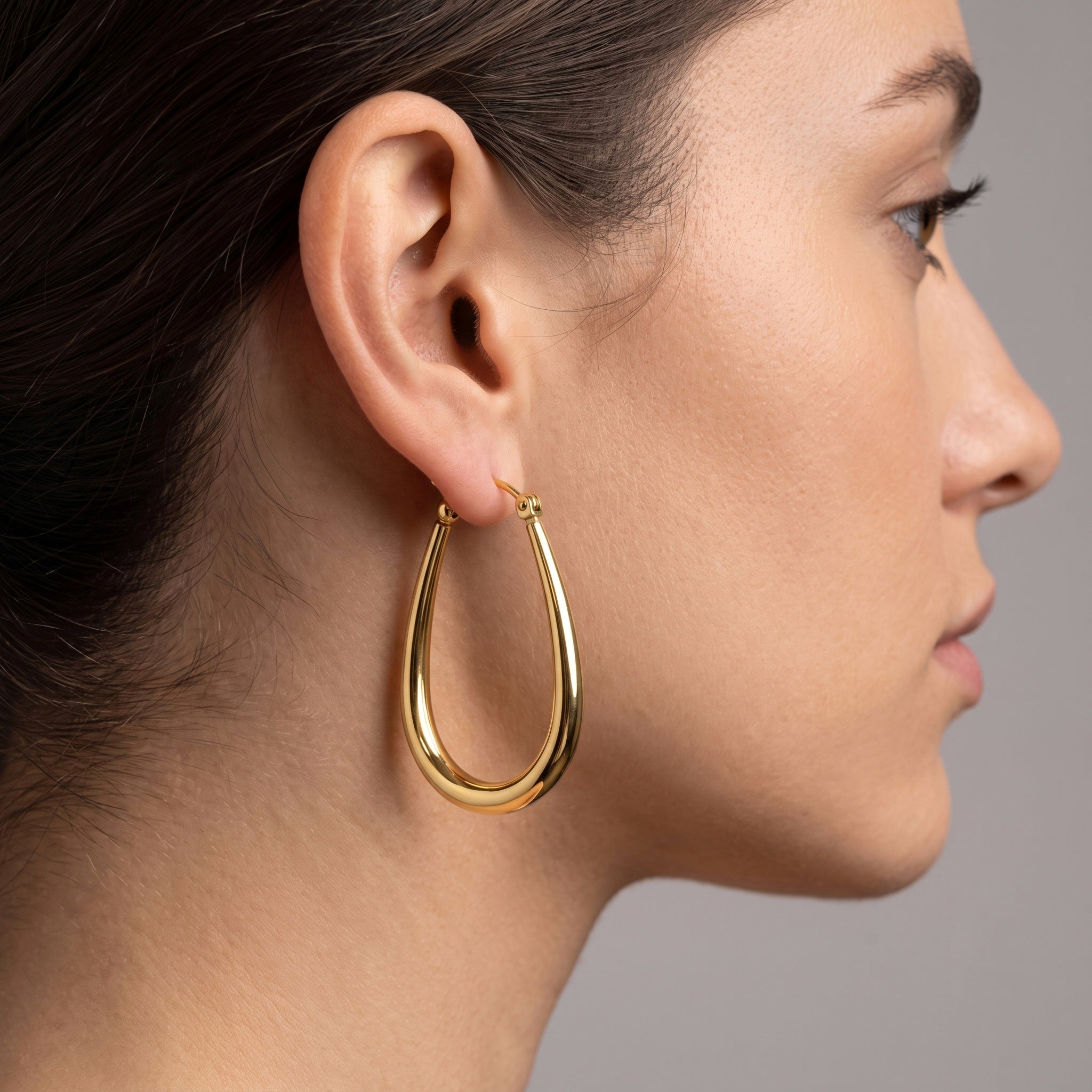 Big Gold Hoop earrings
