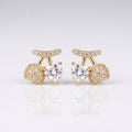 Cherry Love Pop Gold Plated Anti-Tarnish Earrings