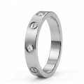 Iconic Horizon Silver Anti-Tarnish Ring