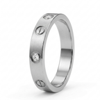 Iconic Horizon Silver Anti-Tarnish Ring