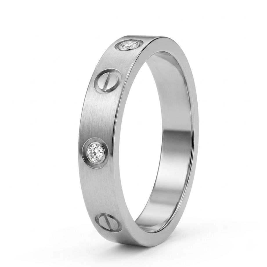Iconic Horizon Silver Anti-Tarnish Ring