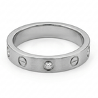 Iconic Horizon Silver Anti-Tarnish Ring
