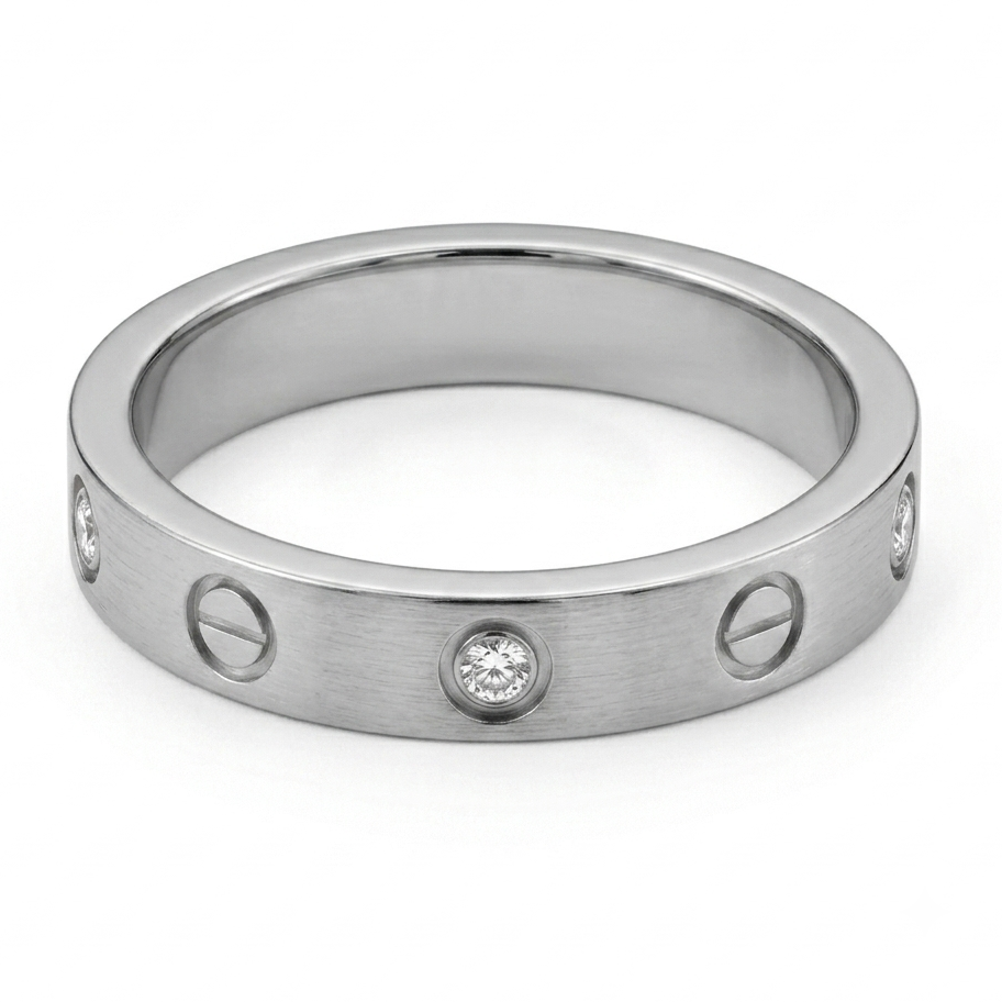 Iconic Horizon Silver Anti-Tarnish Ring