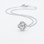 Kinetic Knot 925 Sterling Silver Necklace