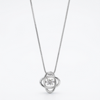 Kinetic Knot 925 Sterling Silver Necklace