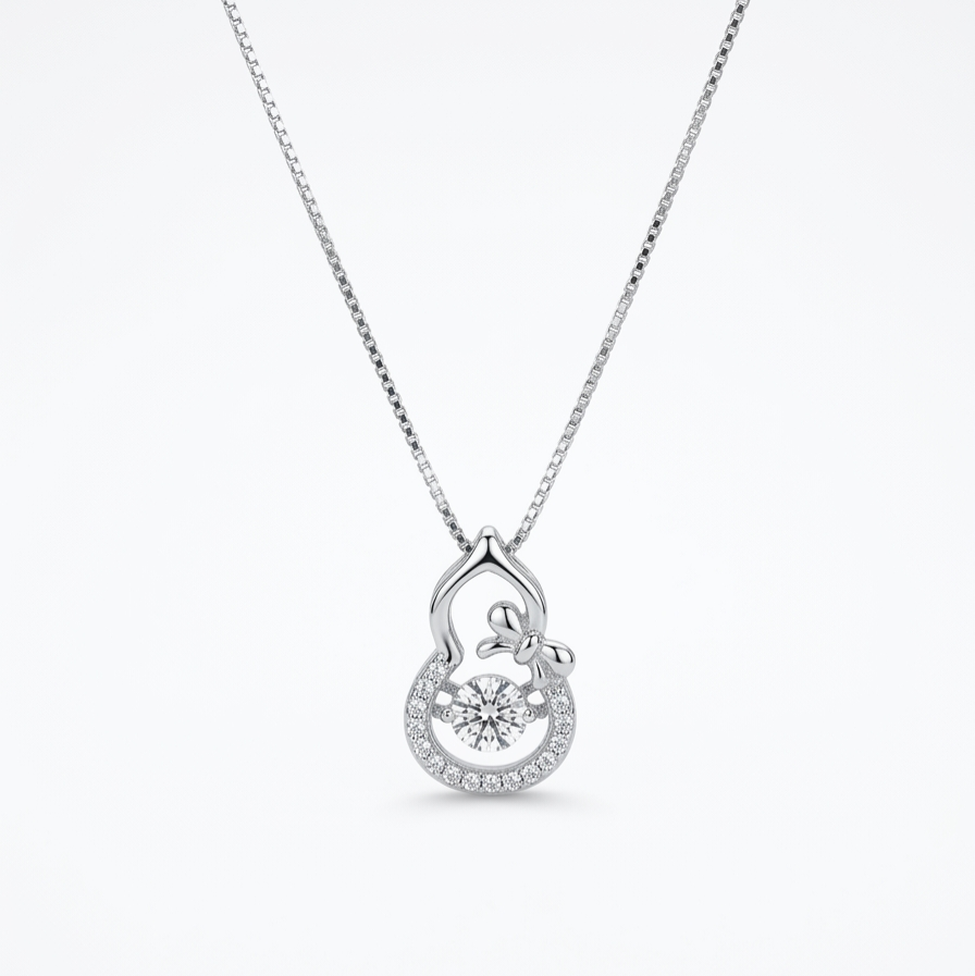 Guardian Aura 925 Sterling Silver Wing Necklace