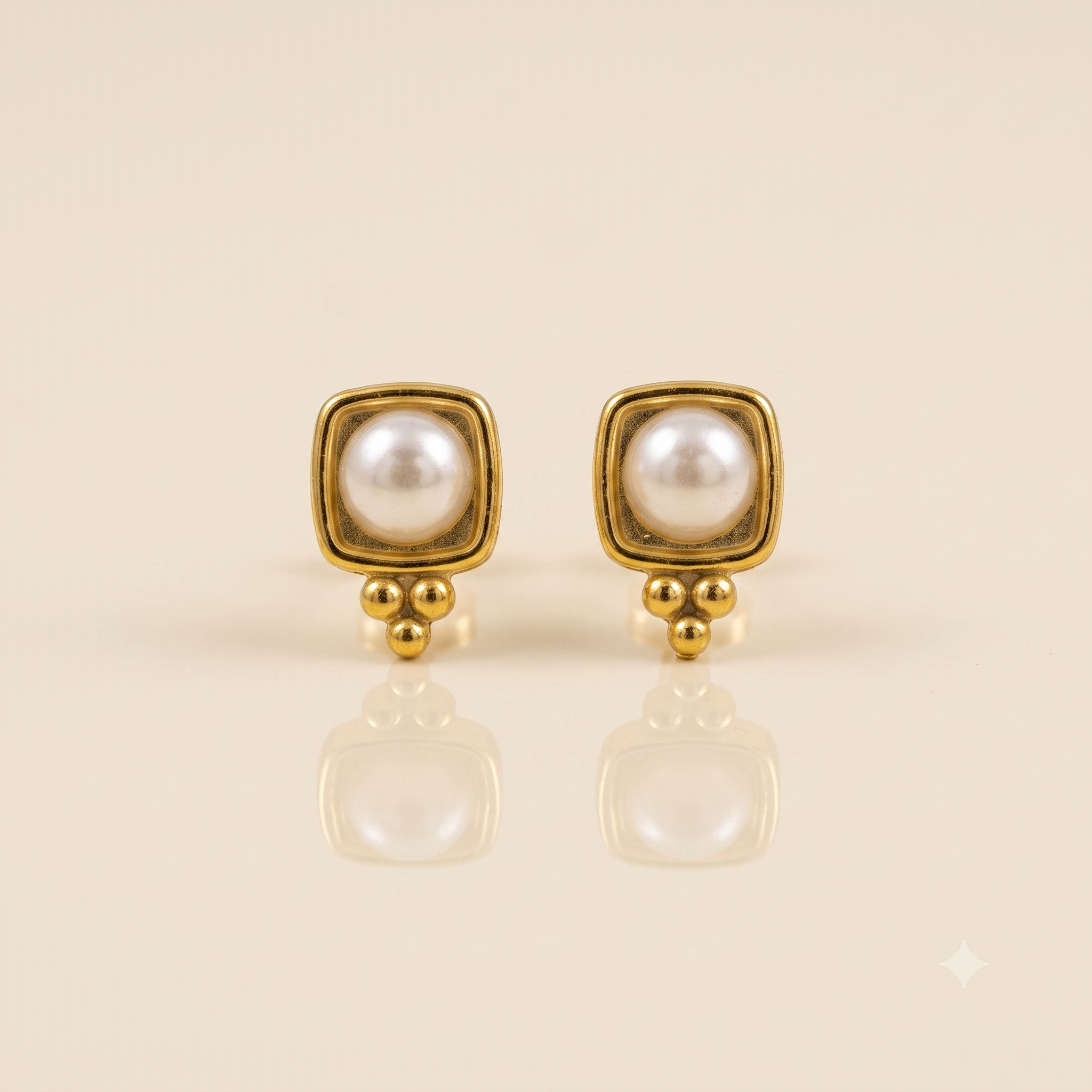 Vintage-Inspired Beaded Pearl Earrings