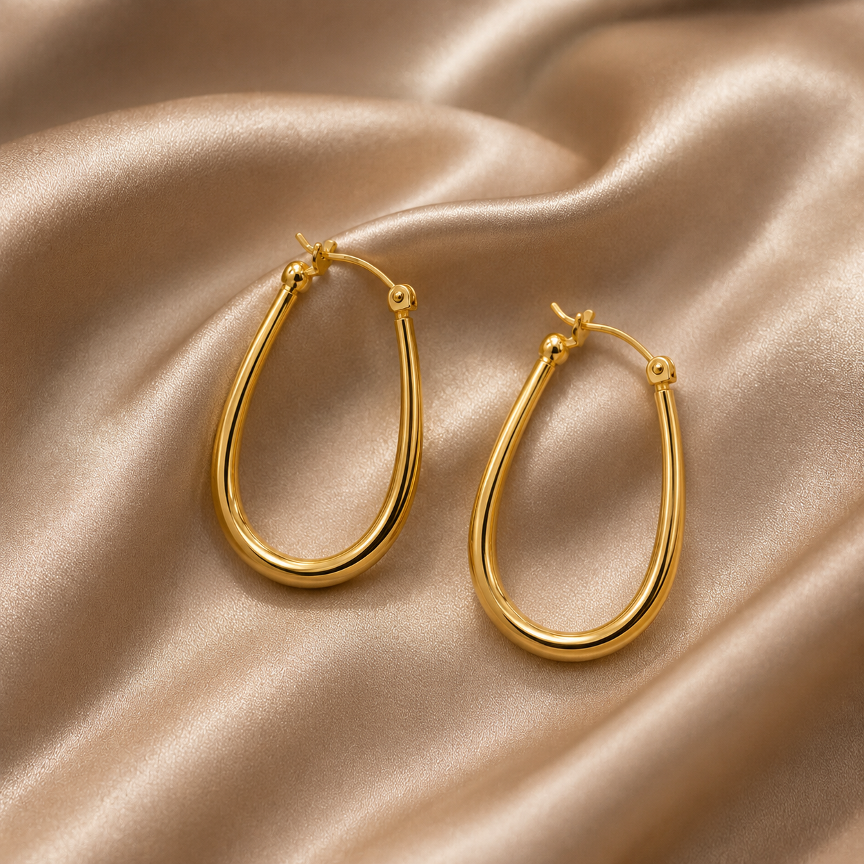 Big Gold hoop earrings
