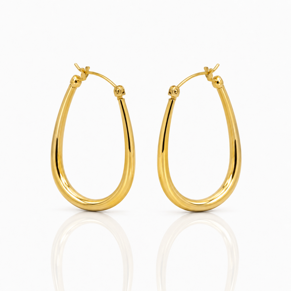 Big Gold hoop earrings