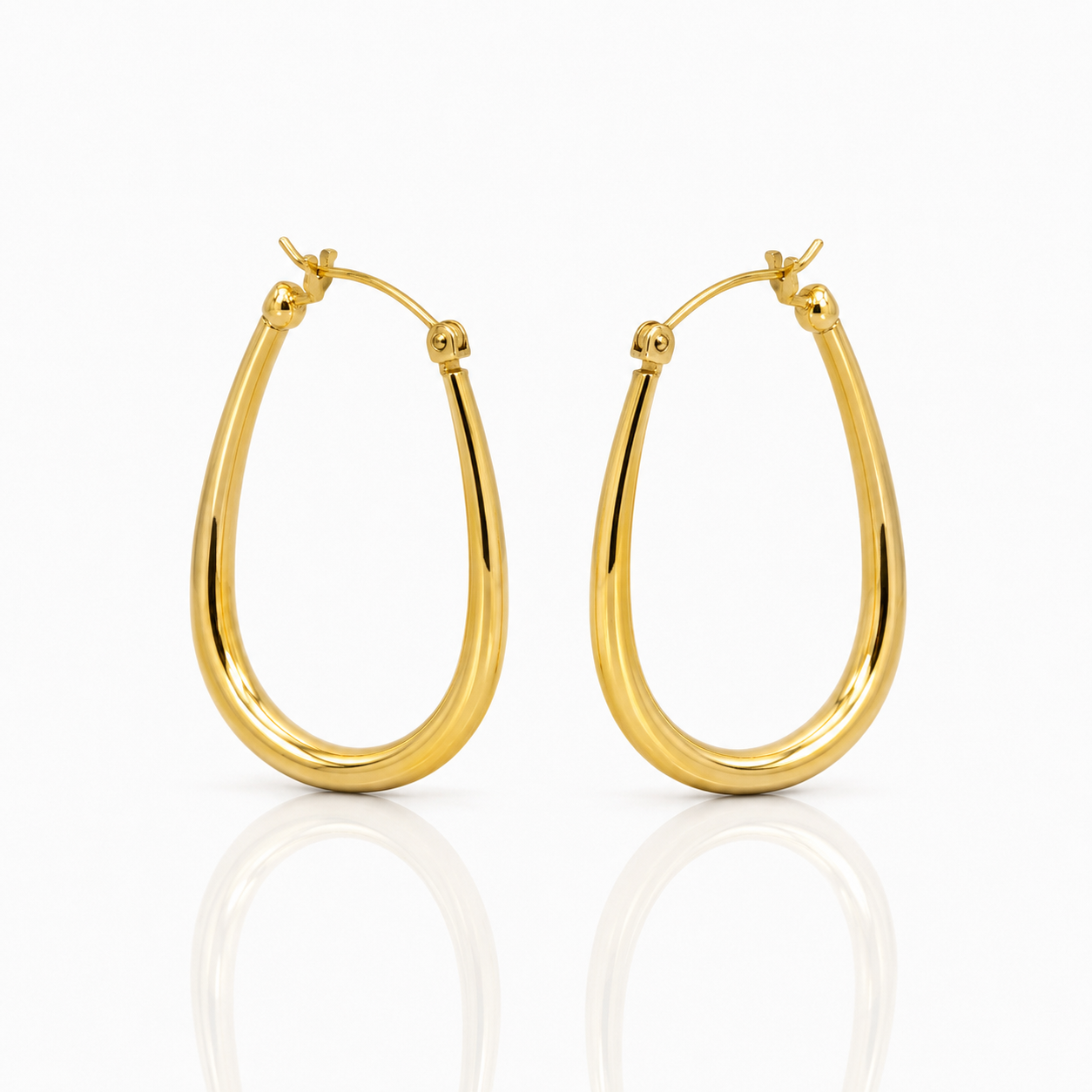 Big Gold hoop earrings