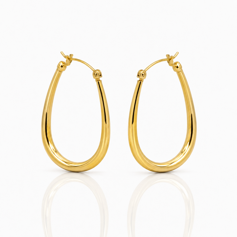 Big Gold hoop earrings